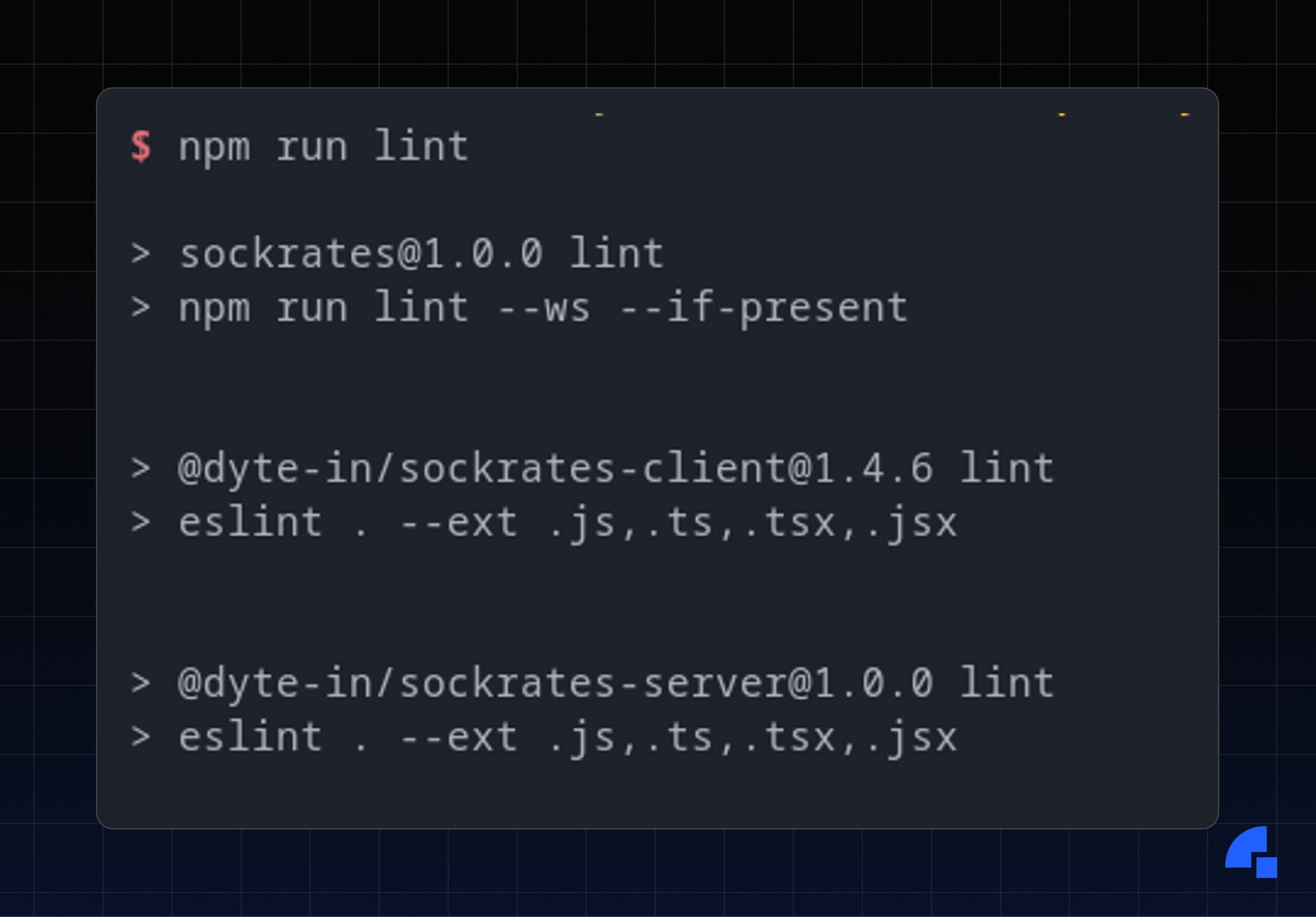 Running npm scripts