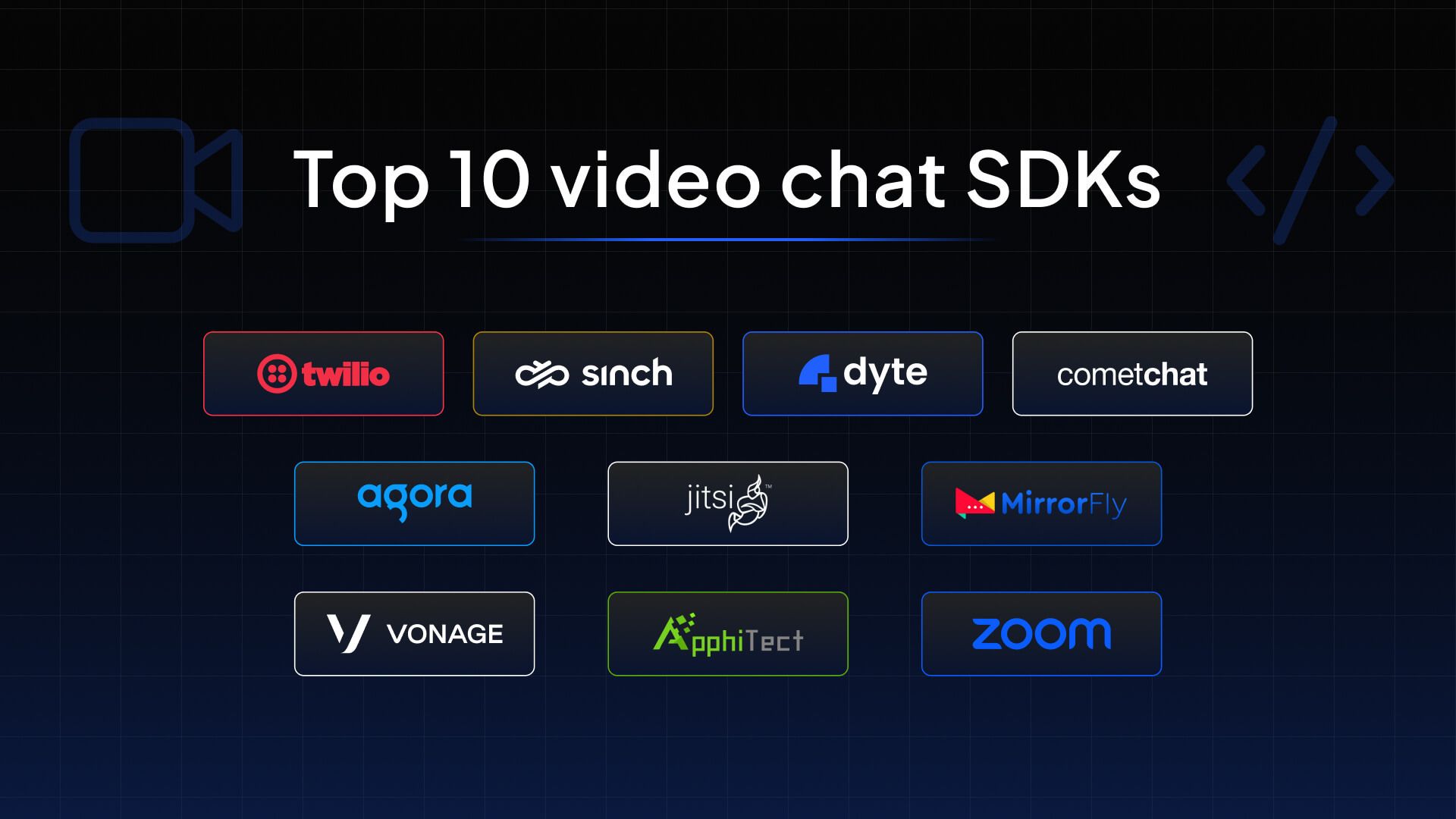 Top 10 Video Chat SDK