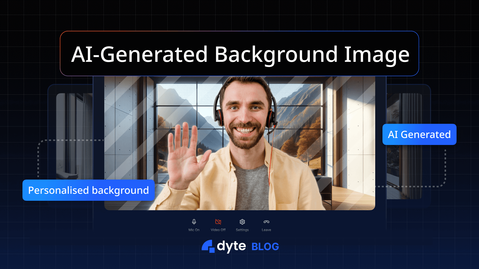 AI Generated Background Images for Video Calls